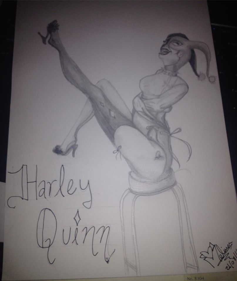 Harley Quinn Pin up (bad quality)