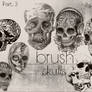 Skull Brushes Part 3 By Canelita309