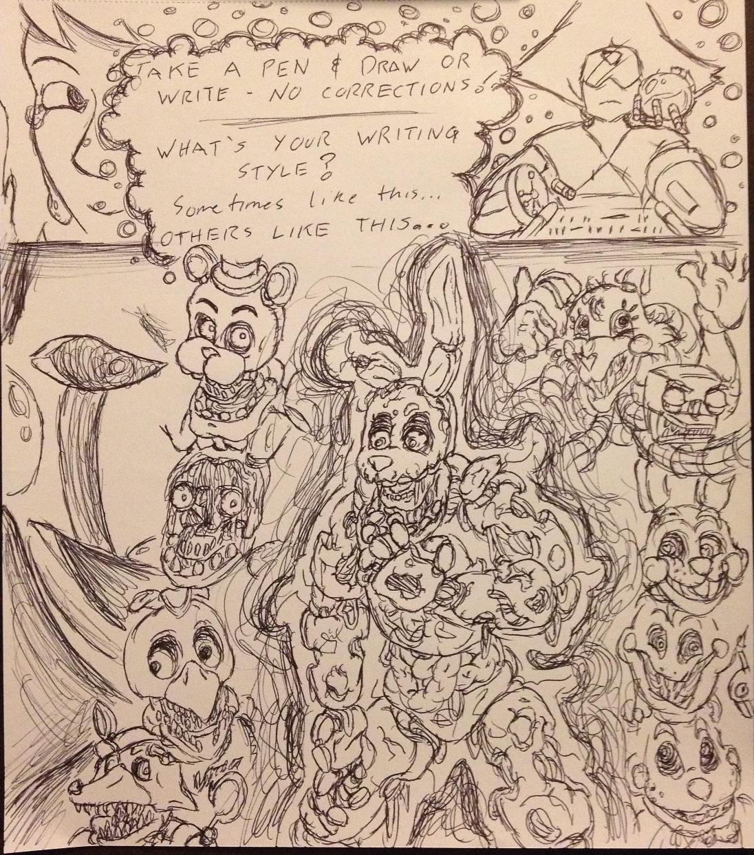 Pen Challenge - Five Nights at Homeworld Gems'