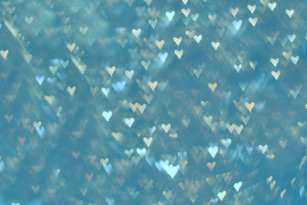 heart blue texture bokeh by erykucciola-sToCk