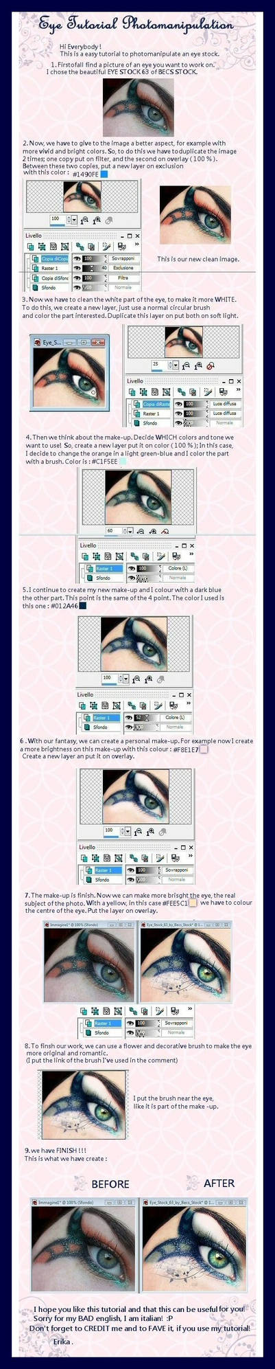 Eye Tutorial Photomanipulation