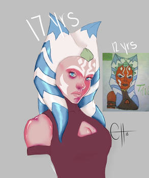 Ahsoka Drawing Comparison