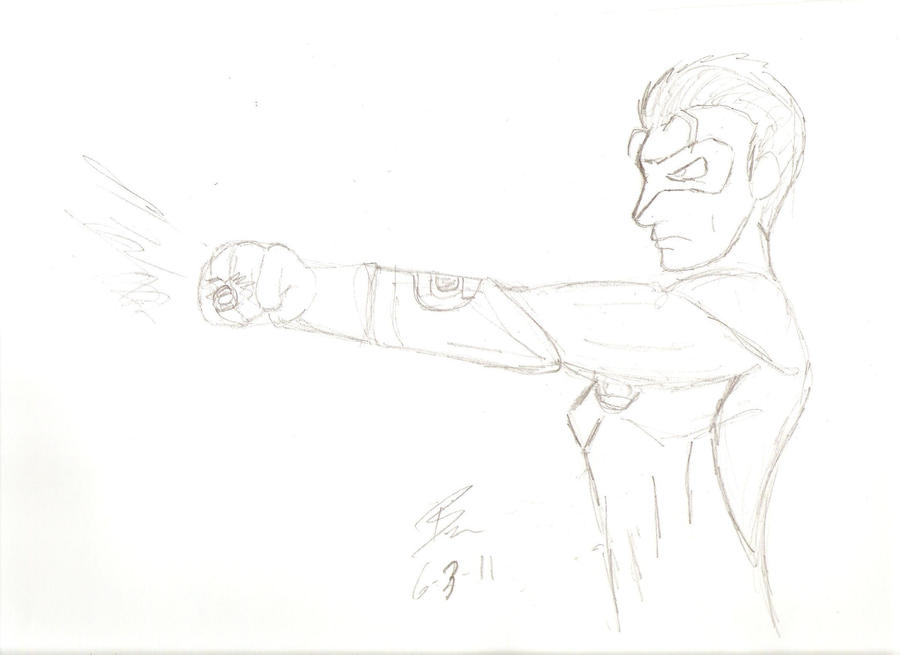 Paul Green Lantern WIP