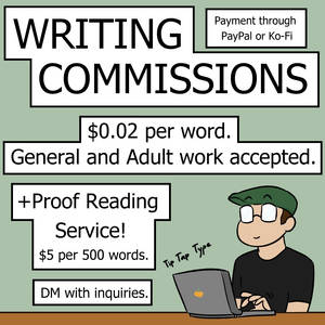 Writing Commissions Open!