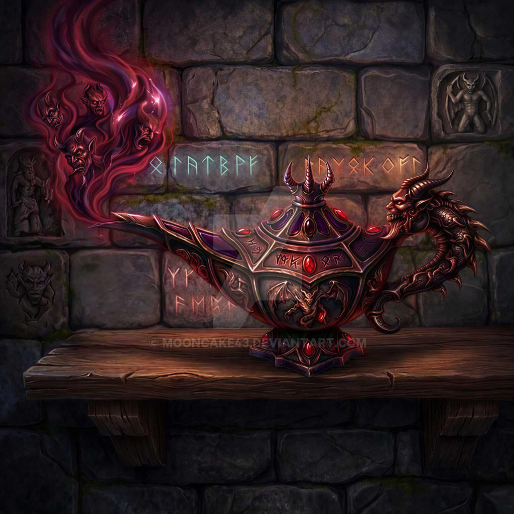 Invincible Lamp Infernal Lamp by Mooncake43 on DeviantArt