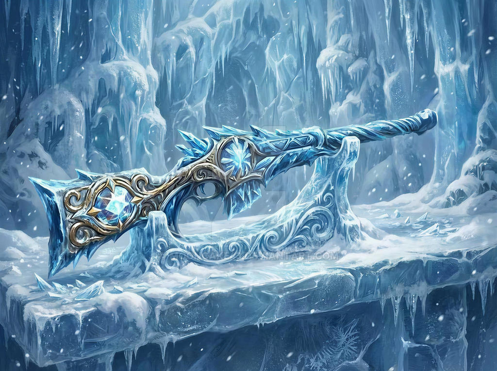 Magical Ice Rifle Ice-Shot Rifle by Mooncake43 on DeviantArt