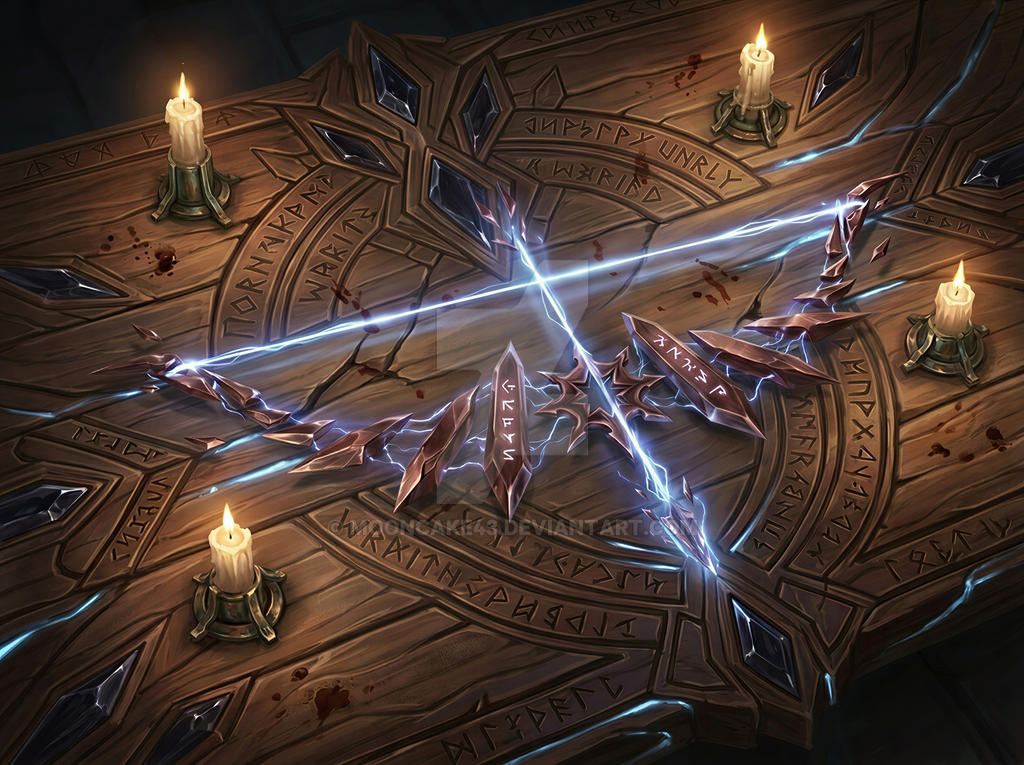 Arcane Rune Hall Rune-Shard Arcane Bow by Mooncake43 on DeviantArt