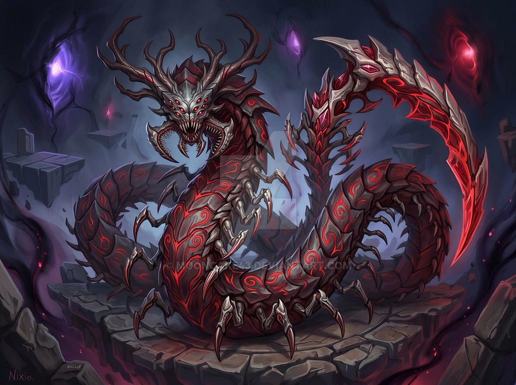 Cryptid Mist Ripper Crimson-Ripper Horror by Mooncake43 on DeviantArt