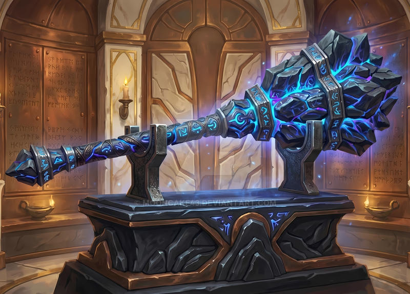 Fault-Line Mace by Mooncake43 on DeviantArt