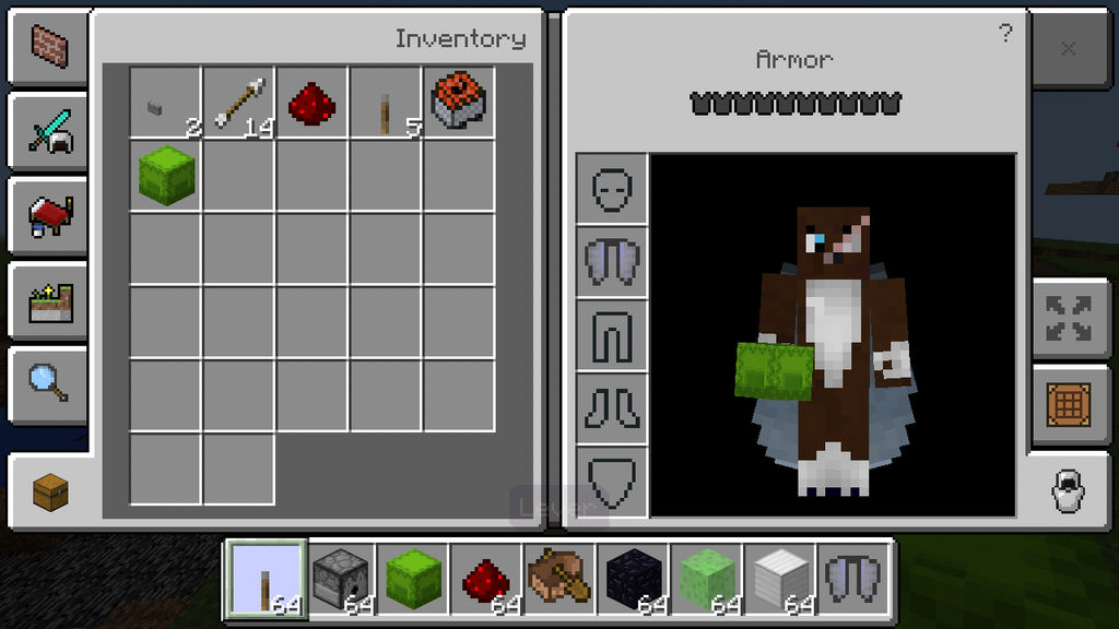 Minecrafts new interface by progamer20 on DeviantArt