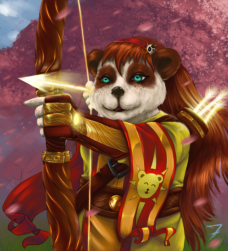 Princess Sunshine Archer Panda