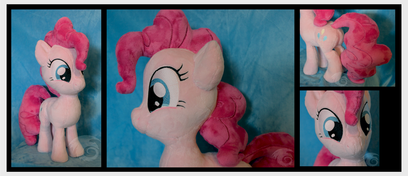 Excited Pinkie Pie Plush by 3vilpyro