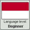 Level Beginner Indonesian Stamp
