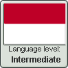 Indonesian Language Level Intermediate