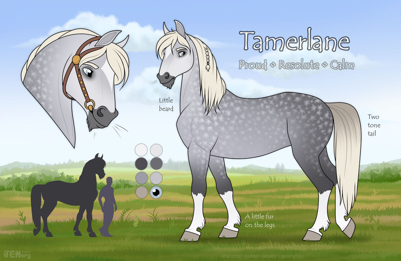 Tamerlane reference-sheet by JeneryFilly on DeviantArt