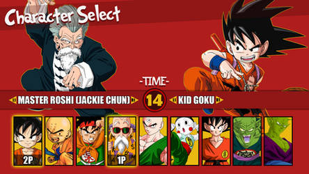 Character Select Screen - Dragonball