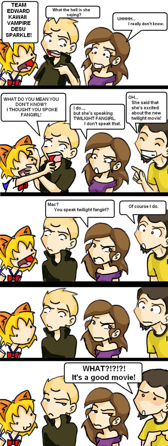 Mac speaks fangirl by AceroTiburon