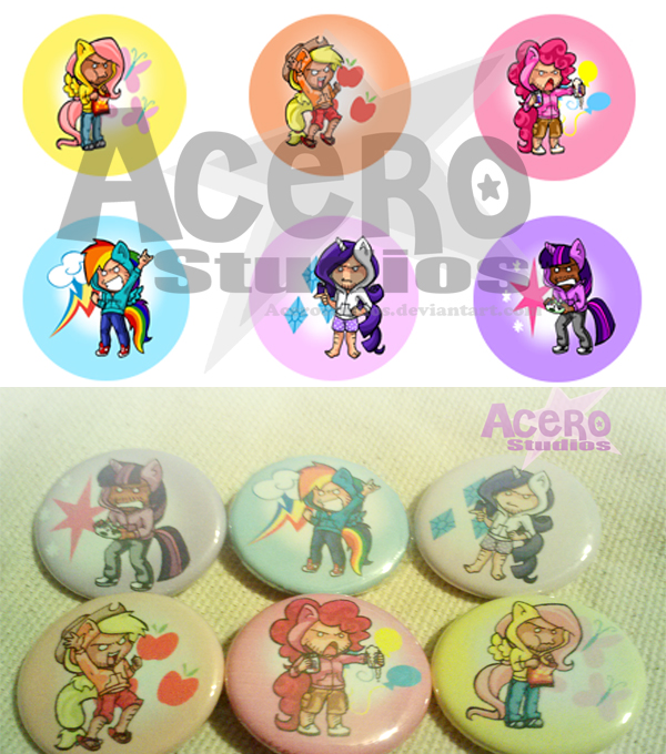 Brony Button Set