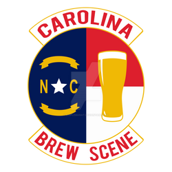 Carolina Brew Scene - Military Patch Graphic