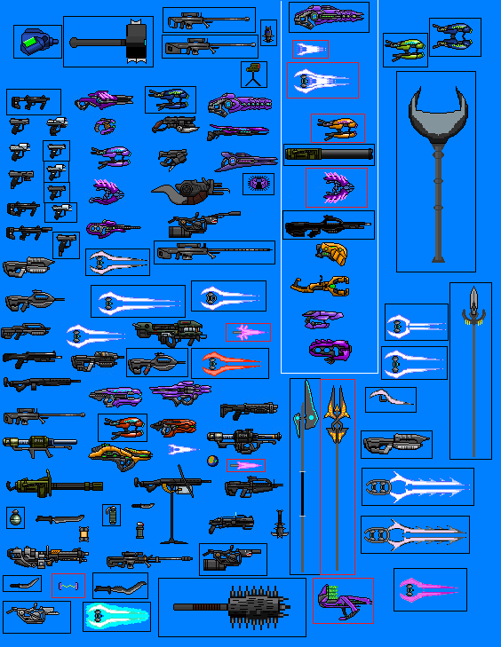 Halo Weapon sprites