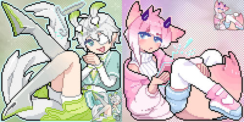 [T] Pixel Sen and Momo