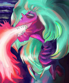 Alexandrite breathe fire