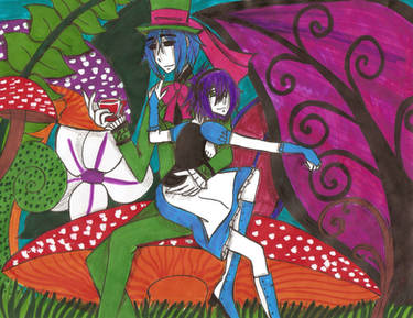 2-D and Noodle In Wonderland