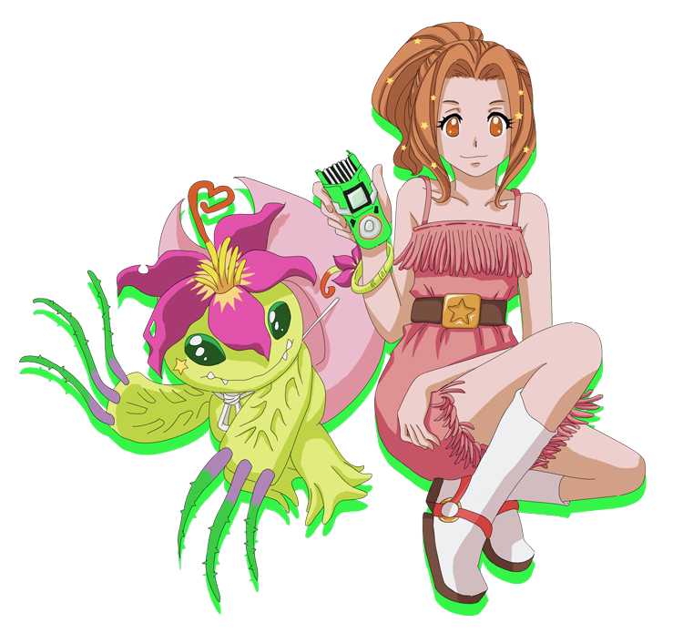 Tachikawa Mimi + Palmon --Xros Wars Style--