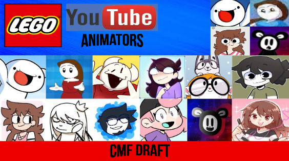 Youtube Animators Youtube Animators LEGO CMF Draft by Tbonerocks on DeviantArt