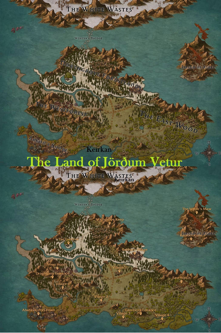 The land of the North RP MAPs by Keirkan on DeviantArt