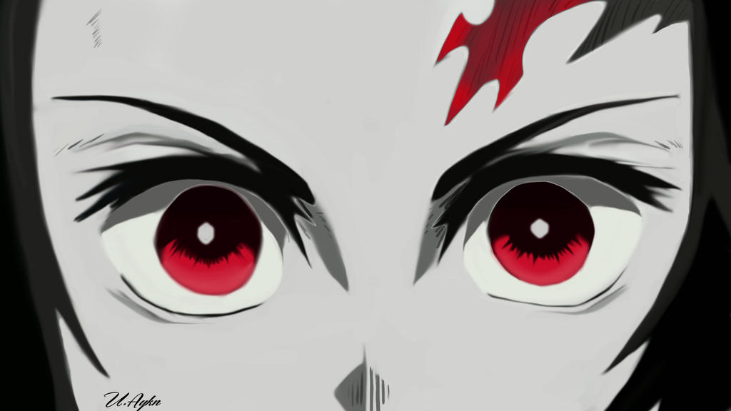 Tanjiro Eye Study by Auxilian on DeviantArt