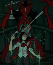 Personastuck: Terezi and Athena