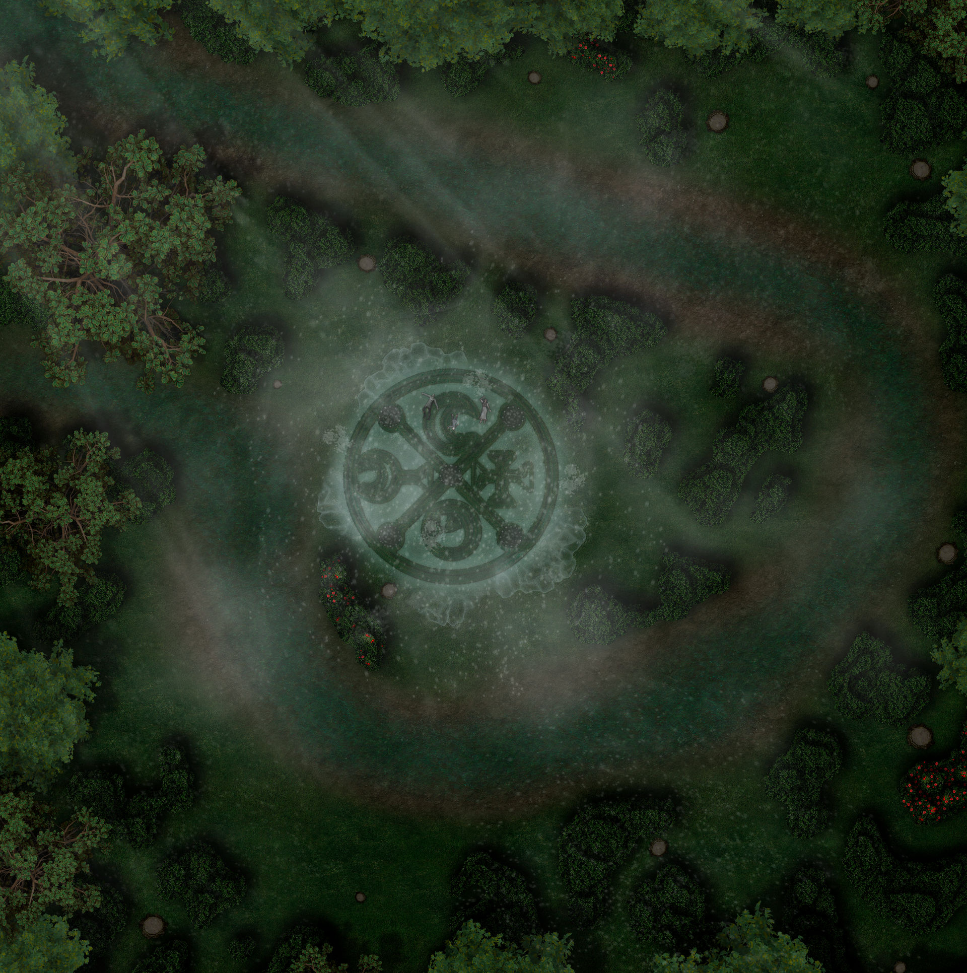 Snow Ritual Forest by wiliowonka on DeviantArt