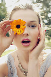 The flower girl by AlexandraSophie