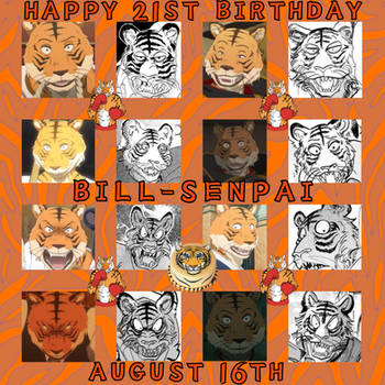 HAPPY 21ST BIRTHDAY BILL-SENPAI!