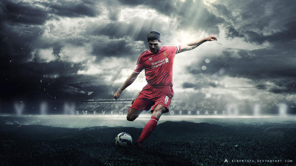 Steven Gerrard 2014/15 Wallpaper (Liverpool FC) by AlbertGFX on DeviantArt