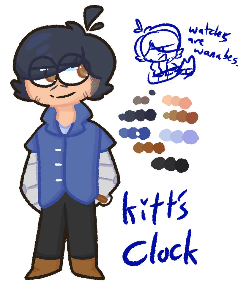 Clock | BFB Humanization by KittKattea on DeviantArt