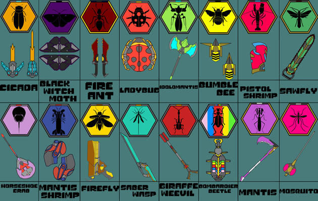 Senjutsu Sentai Mushiranger- Charge Bugs 1 by Buzz160604 on DeviantArt