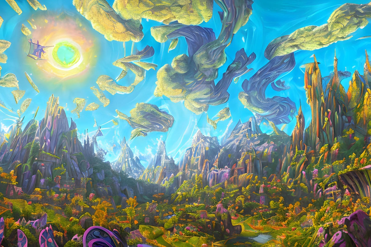 Trippy Clouds by TheCosmicDreamer on DeviantArt