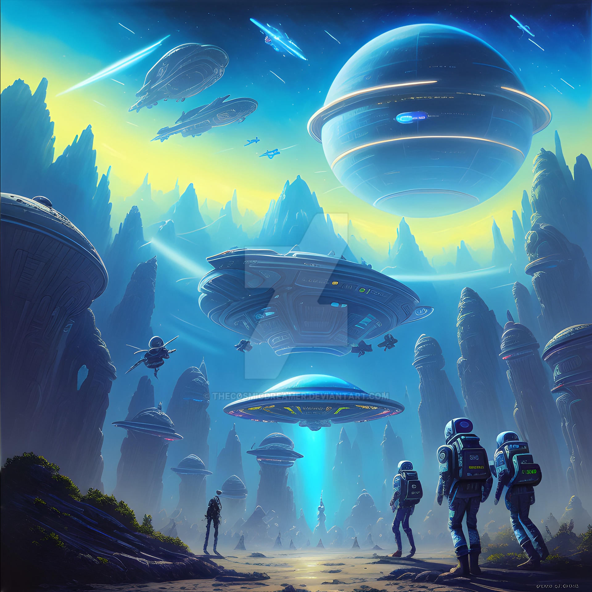 Deep Space Explorers by TheCosmicDreamer on DeviantArt