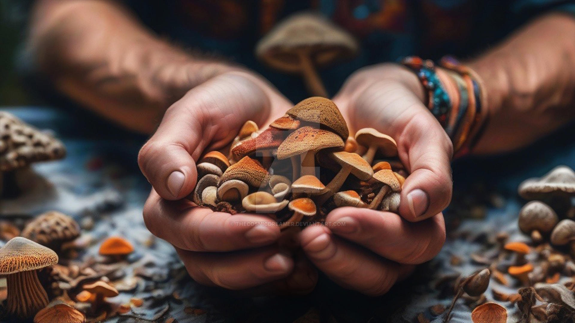Hand Ful Handful Of Magic by TheCosmicDreamer on DeviantArt