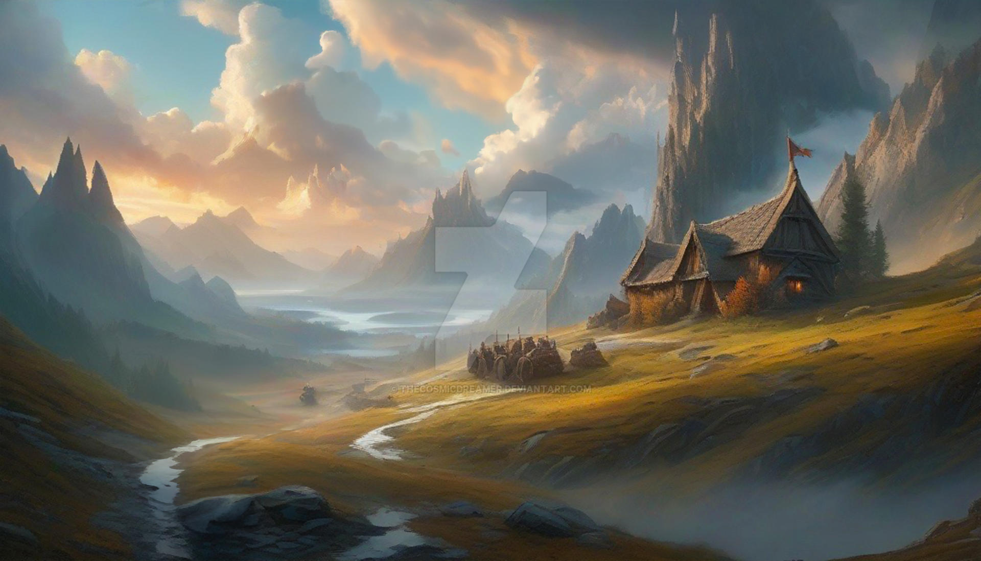 Rustic Outpost Northern Outpost by TheCosmicDreamer on DeviantArt
