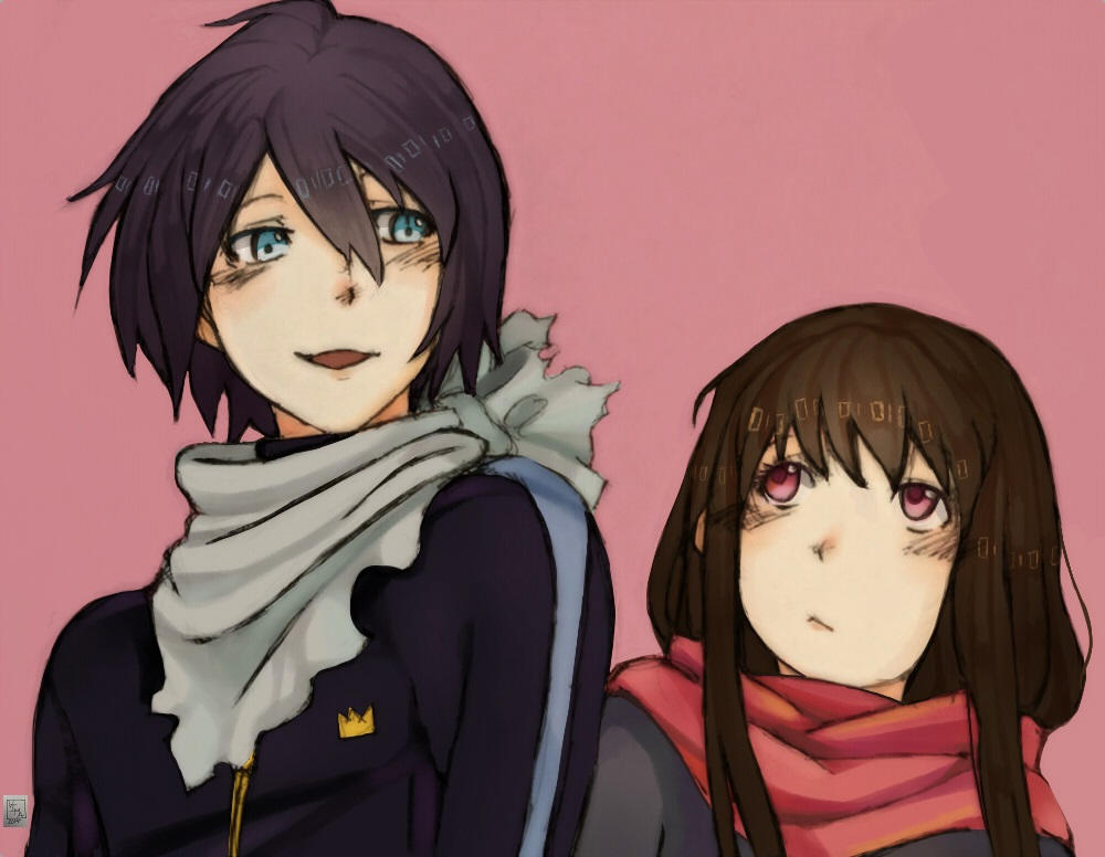 Noragami: Yato and Hiyori