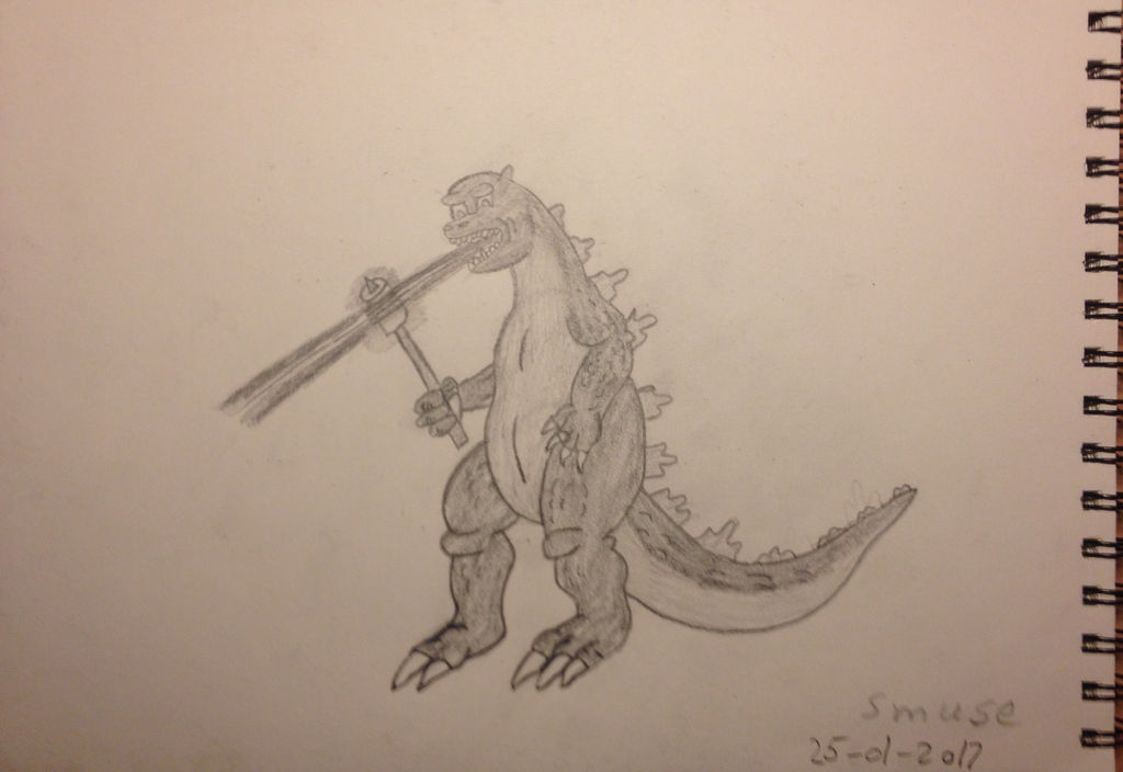 Godzilla In Chains Godzilla (Don't break the chain Day 25) by TheRasm7725 on DeviantArt