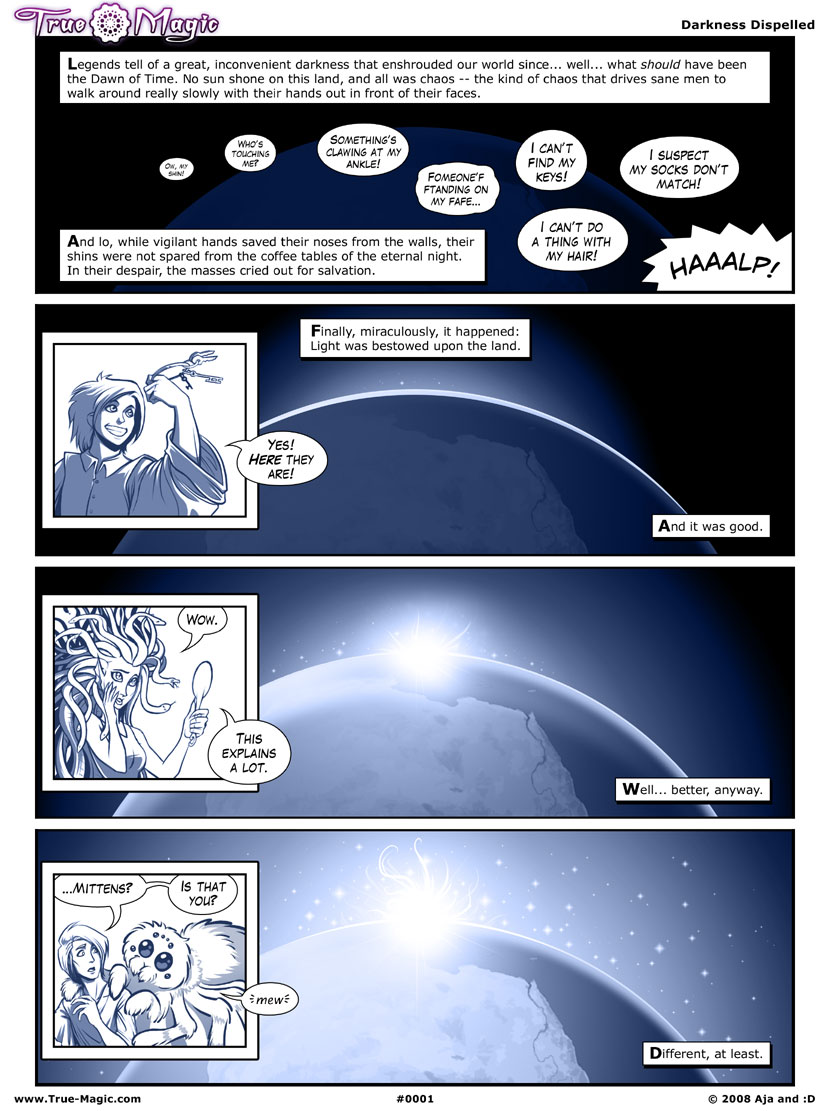 True Magic, the Comic - Page 1 by Vanilleon