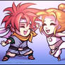Chibi Chrono and Marle