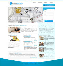 Website Mockup for Plumbing