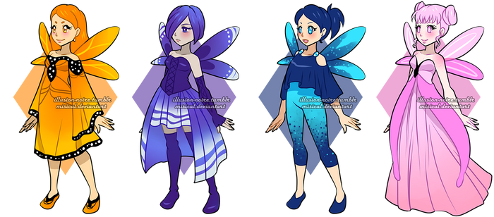 Adoptables - Butterfly Girls [OPEN]