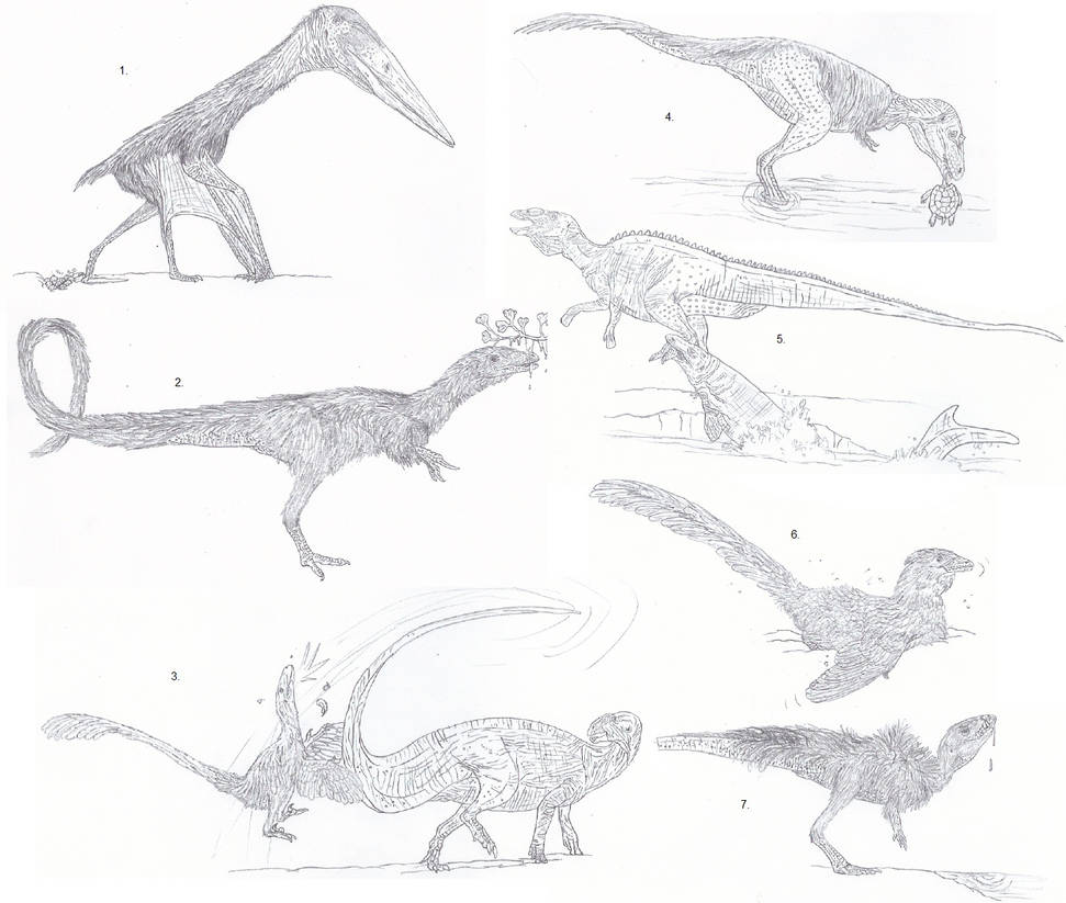 Uncommon Scenes in Paleo-Art by Tomozaurus