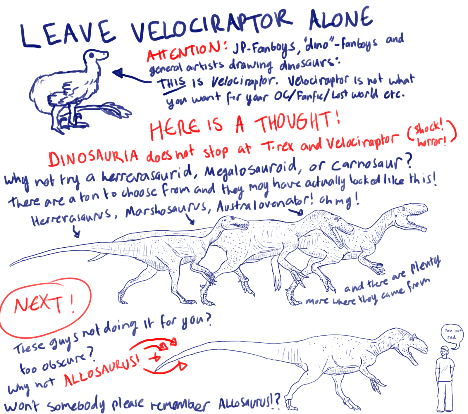 Velociraptor's Image Part 3 - Theropod parade